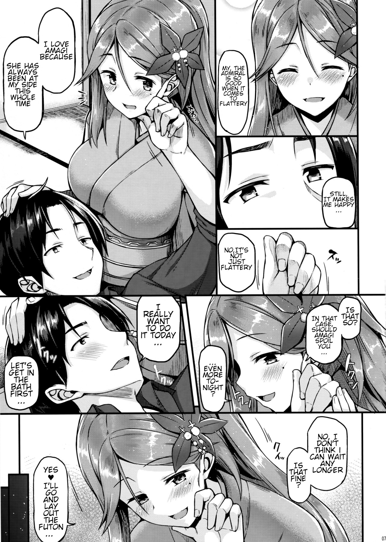 Hentai Manga Comic-I Want To Flirt With Amagi!!-Read-5